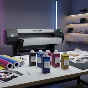 หมึก Eco Solvent Ultra สำหรับเครื่องพิมพ์ Mutoh ValueJet ขนาด 1 ลิตร พร้อมสมาร์ทการ์ด - Product Image 3