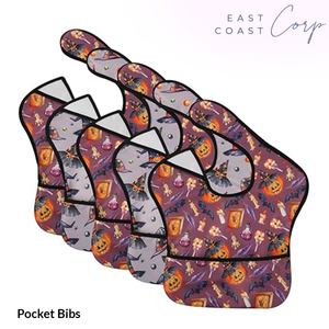 Baberos de alimentación para bebés con colector de derrames impermeable y resistente a la suciedad - Product Image 4