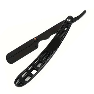 Rasoir de barbier à bord droit en acier inoxydable au meilleur prix pour salons, fabriqué à la main au Pakistan - Product Image 6