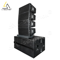 HDL20 9006A Ensemble de Subwoofers Actifs Doubles 10 Pouces 4/8 Ohm, Haut-parleurs Professionnels Line Array, Système Sonore Extérieur en Contreplaqué de Bouleau