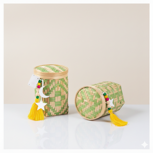 ตะกร้าใส่ของรอมฎอนแฮนด์เมดแบบยั่งยืน | บรรจุภัณฑ์งานฝีมือสำหรับช่างฝีมืออเนกประสงค์ทรงกลมทรงกลมทันสมัยเป็นมิตรกับสิ่งแวดล้อมสำหรับพรีเมี่ยม - Product Image 6