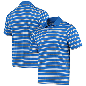 T-shirt polo à manches courtes à col rayé pour l'été extensible et respirant pour hommes, t-shirts à la mode personnalisée en gros - Product Image 1