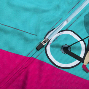 Ensemble de maillots de cyclisme unisexe de meilleure qualité, chemises courtes en polyester à design personnalisé, vêtements de sport respirants réversibles pour adultes avec logo imprimé - Product Image 2