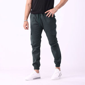 Pantalones Cargo para hombre de color sólido con logotipo personalizado, precio al por mayor, pantalones Cargo de venta en Pakistán, pantalones Cargo MOQ bajo, servicio OEM - Product Image 4