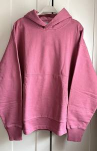 Sudadera con capucha de Jersey de algodón con estampado de logotipo de gran tamaño rosa viejo de talla grande OEM sudaderas con capucha personalizadas pulóver sudaderas con capucha de gran tamaño 2017 - Product Image 3