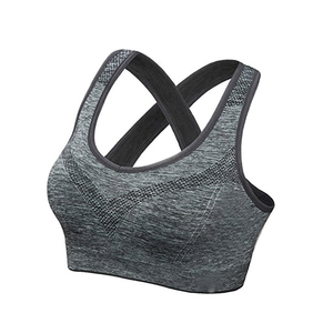 Sujetador deportivo Sexy para Yoga con logotipo personalizado, Sujetador deportivo para correr para mujer, Top de estilo deportivo para Fitness, sujetadores de entrenamiento a prueba de golpes, Top sin espalda - Product Image 6