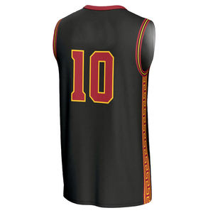 Pakistán fabrica material fresco diseño propio conjunto de uniforme de baloncesto bajo sublimación logotipo personalizado uniforme de baloncesto para hombres - Product Image 1