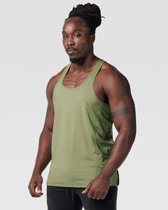 เสื้อกล้ามออกกำลังกายแขนกุดแห้งเร็วสำหรับผู้ชายเสื้อกล้ามสำหรับออกกำลังกายขนาดพลัสไซต์ระบายอากาศได้ดี - Product Image 2