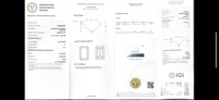 D'VINS JEWELS Diamants en vrac cultivés en laboratoire en gros 5,0 carats taille émeraude brillant VS1 E DIA-01 certifiés pour la fabrication de bijoux