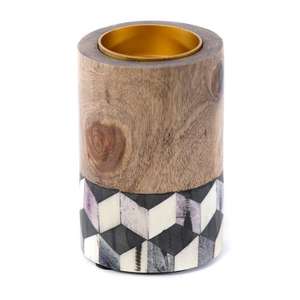 Bougeoir en bois de taille moyenne avec la meilleure qualité et les cadeaux de décoration pour la maison utilisent d'autres bougeoirs en bois personnalisés - Product Image 2