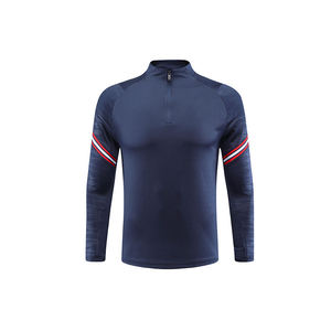 High Quality <b>Men's</b> Football Tracksuit Sets Sublimated Half Zipper Sportswear Breathable Training Tracksuit Customize <b>Men</b> - Product Image 5