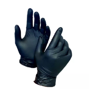 ถุงมือไนไตรล์สีดำสำหรับทุกเพศ100ชิ้นทนแรงดึงสูงใช้งานทางการแพทย์ในอุตสาหกรรมแบบกำหนดเองได้ฟรี - Product Image 2