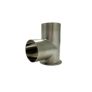 Conexión Sanitaria en T de Acero Inoxidable Inox Italia AISI 316L BPE con Salida Corta, Tamaño Personalizable, Uso Industrial, Inyección - Product Image 1