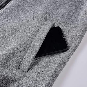 Sweat à capuche imprimé vintage pour hommes | Long Streetwear personnalisé pour la chasse | Sweat à capuche zippé avec motif de logo pour l'hiver - Product Image 3