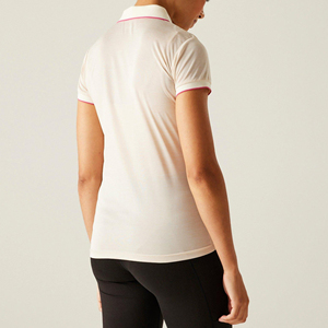 Artículo de Moda, Polo Casual de Mujer 100% Algodón Tejido, Fabricante Mayorista, Logotipo Personalizado con Impresión 3D - Product Image 3