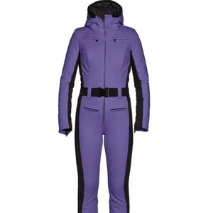 Diseño de color personalizado de alta calidad al aire libre traje de esquí de dos piezas adultos impermeable traje de esquí de los hombres - Product Image 1