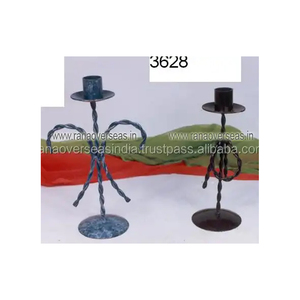 Portavelas de Color negro oscuro, candelabro de Metal de hierro de buen aspecto, decorativo interior para decoración de fiestas a precio competitivo - Product Image 3