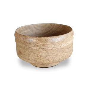 Tazón de madera tallado con diseño elegante para decoración de mesa, cuenco de servicio de alimentos de bajo coste con esmalte y Color Natural a bajo precio - Product Image 5