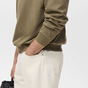 Sweat-shirt pour homme à manches longues, design décontracté, service OEM, prix de gros, logo et design personnalisés, prix bas, couleur unie, 2026 - Product Image 5