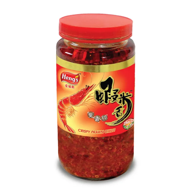 Heng croccante gambero peperoncino 1kg prodotto in malesia