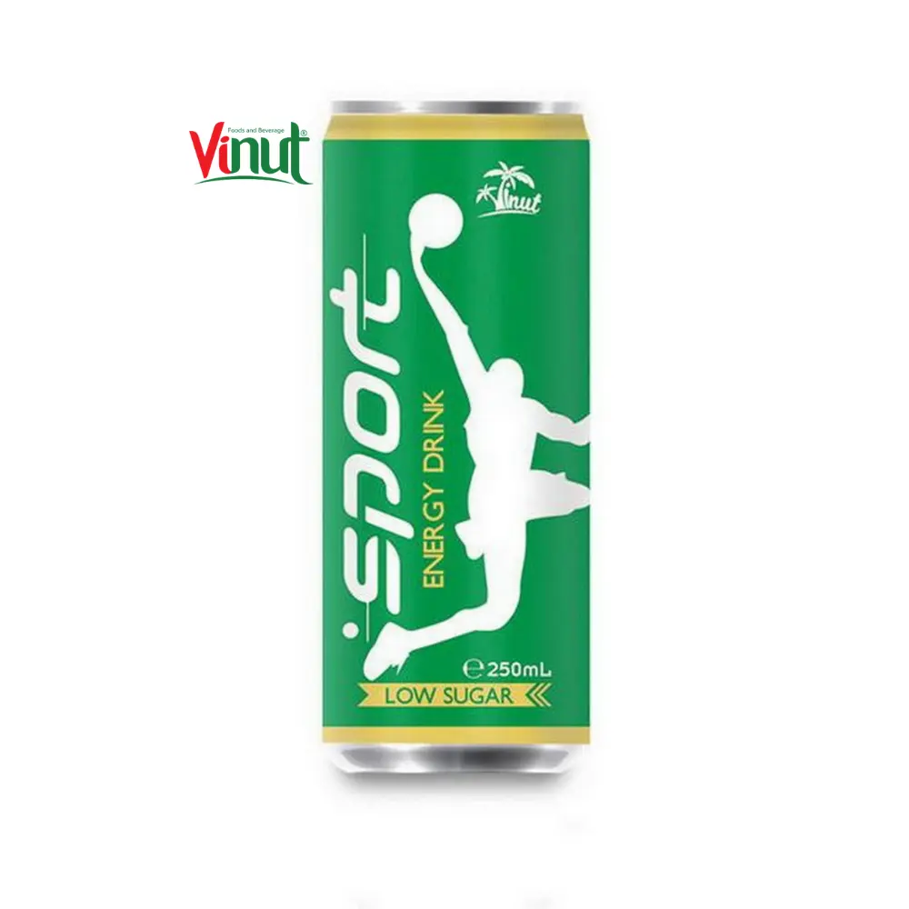 250ml sport healthy low sugar germany energy drinks