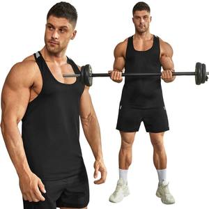 Camiseta sin mangas de malla transpirable para hombre, Camiseta deportiva sin mangas de secado rápido para gimnasio, correr, Fitness, entrenamiento, ropa deportiva ligera, camiseta sin mangas - Product Image 5