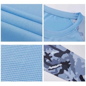 Camisa de pesca transpirable de secado rápido para hombre, deportiva, personalizada, estampado de camuflaje, de talla grande, manga larga - Product Image 5