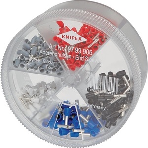 KNIPEX <b>Terminals</b> 400 Pieces 0.5-2.5mm Plastic Box Assorted - Product Image 4