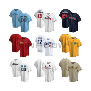 Customized 100% Polyester <b>Baseball</b> Softball Jersey Uniform Breathable Plus Size Quick Dry Adult Team Sublimation <b>Sets</b> - Product Image 3