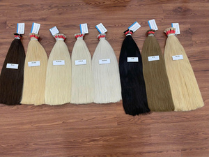 Meilleure vente de cheveux humains de toutes les couleurs Extension russe naturelle droite ondulée en vrac 100% cheveux vietnamiens - Product Image 4