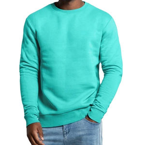 Blank Stock Plain Men Crewneck <b>Sweatshirt</b> Thick Moisture Wicking Breathable Plus Size Winter Wear in Different Colors - Product Image 1
