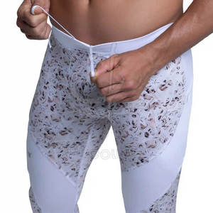 Mallas de entrenamiento de gimnasia para hombres, mallas de entrenamiento de secado rápido impresas con parches personalizados - Product Image 4