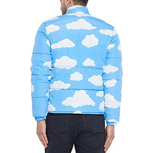 Printed Puffer <b>Jackets</b> Factory Winter New Arrival <b>Long</b> Sleeve Puffer <b>Men</b> <b>Jacket</b> With Customized Logo - Product Image 4