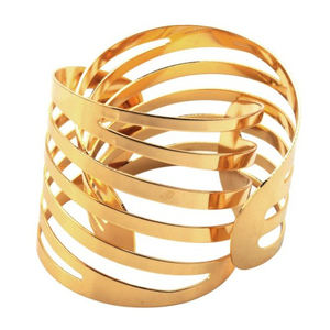 Best Selling Antique Brass Napkin Rings Luxury Tabletop <b>Tableware</b> Kitchen Weddings Stainless Steel Aluminium New Model Hotels - Product Image 5