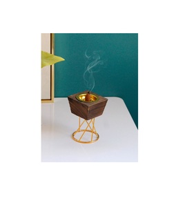 Elegante Quemador de Incienso de Madera para el Hogar, que Eleva el Atractivo Decorativo de los Espacios Habitables, Estilo Cultural, Calidez y Belleza - Product Image 3