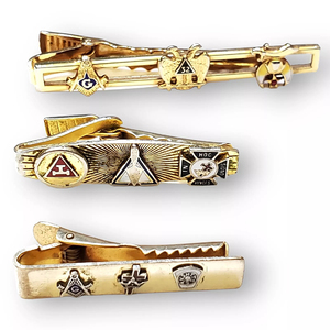 Manufacturer Custom Copper Freemason <b>Masonic</b> Tie Clip and <b>Cufflinks</b> for Men Luxury top quality ronpex - Product Image 6