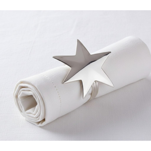 Ronds de serviette élégants en argent pour Noël, accessoires de décoration de table en métal, supports de serviettes festifs pour dîners et événements - Product Image 5