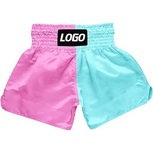 Venta al por mayor de alta calidad MMA gimnasio boxeo Kickboxing pantalones cortos personalizados Muay Thai para hombres mujeres ropa de artes marciales de secado rápido y transpirable - Product Image 5