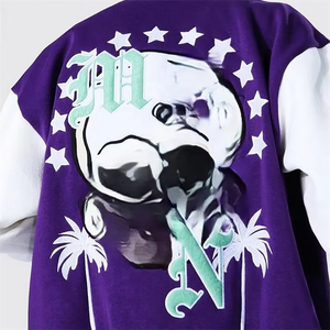 Veste universitaire pour homme sur mesure 2025, meilleure qualité, col montant fin, style streetwear, veste de sport pour homme - Product Image 5