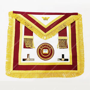 TABLIER EN ROBE COMPLÈTE MAÇONNIQUE DE L'ORDRE D'ATHELSTAN MARSHALL PROVINCIAL-TABLIER FRANC-MAÇON GRAND - Product Image 6