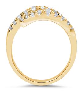 Joyería fina, anillo de corte redondo de Plata de Ley 925, anillo de boda de diamante pavimentado, anillo de compromiso CZ para amante - Product Image 4