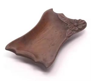 Plato de madera artesanal para servir, grano de madera Natural, perfecto para fiestas y necesidades de servicio en el hogar con estilo - Product Image 5