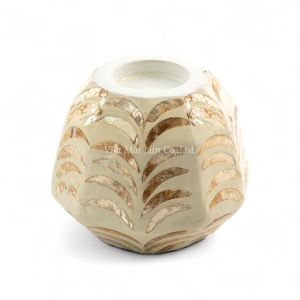 Portavelas Clásico de Nácar para Decoración de Interiores, Exhibición en Mesa y Decoración Diaria del Hogar, de Vietnam - Product Image 3