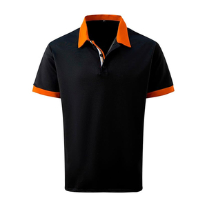 เสื้อโปโลระบายอากาศสำหรับผู้ชายผ้าถักตรงจากผู้ผลิตในปากีสถาน - Product Image 2