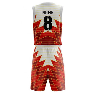 Ensemble de basket-ball personnalisé unisexe de haute qualité imprimé par sublimation uniformes personnalisés pour hommes avec logo grande taille XS à 4XL - Product Image 2
