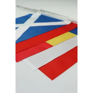 Drapeau personnalisé du Yémen, imprimé numériquement, style fanion, disponible en coton, polyester et soie - Product Image 2