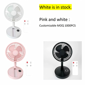 Remote Control Smart Timer Function 7200mAh <strong>Foldable</strong> Fan Office Home Camping Portable Folding Fan Rechargeable - Product Image 2