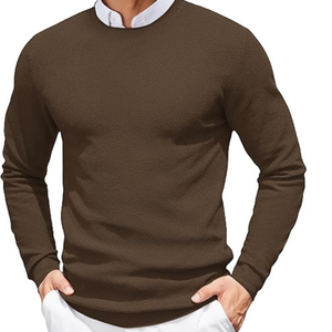 Pull-over tricoté en coton court OEM Logo personnalisé Tricots de mode Vente en gros en vrac Approvisionnement d'usine - Product Image 4