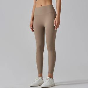 <b>Women's</b> Comfortable Custom High Waist Gym Leggings for Summer Workouts Casual Solid Style Yoga Accessories - Product Image 4