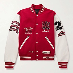 Chaquetas Varsity de Invierno de Forro Polar Estilo Cool Personalizadas, Chaquetas Bomber de Béisbol de Cuero para Hombre, Gran Venta - Product Image 1